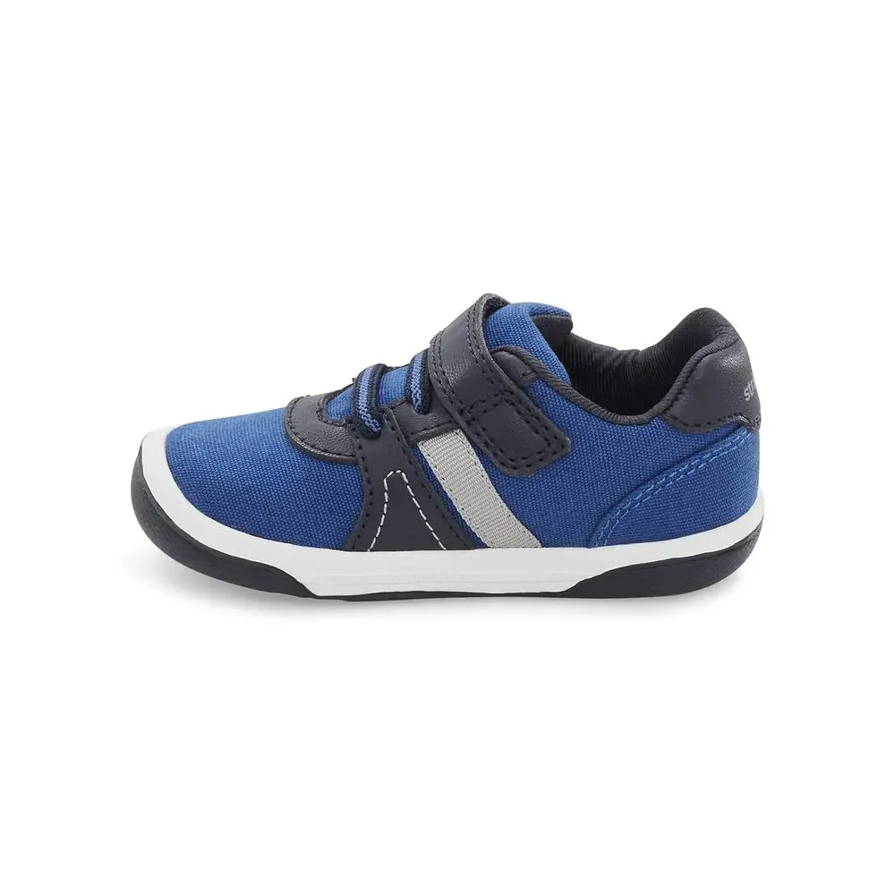 NWT Stride Rite Boy's SR Thompson Sneaker, Blue, 9.5 Toddler